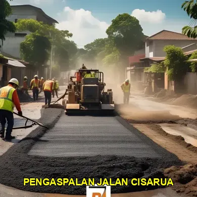 pengaspalan jalan cisarua